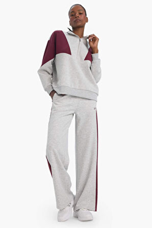 DeFactoFit NBA Boston Celtics Wide Leg Geniş Paça Cepli Standart Boy Skuba Dalgıç Kumaş Pantolon