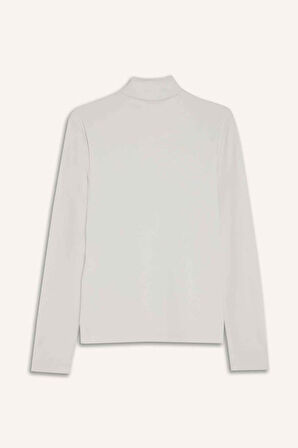 DeFactoFit Standart Fit Dik Yaka Sporcu Sweatshirt