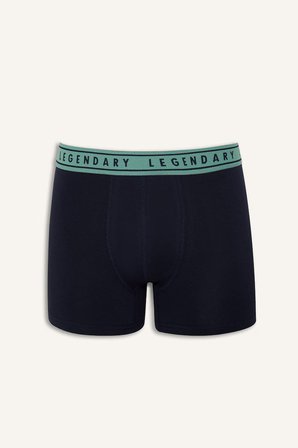 Defacto G4649AXNV135 Lacivert Regular Fit 3'lü Boxer