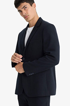 Modern Fit Penye Blazer Ceket