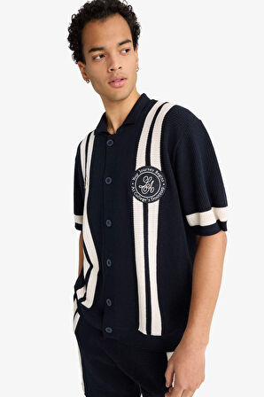 Relax Fit Kısa Kollu Polo Tişört