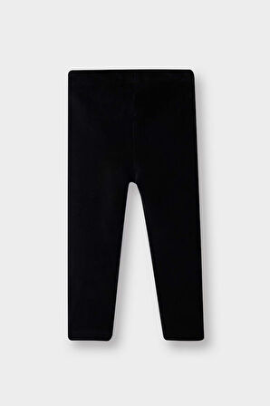 Kız Bebek Düz Paça Fitilli Kadife Tayt