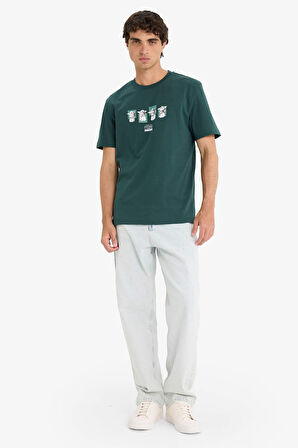 Star Wars-Mandalorian Regular Fit Bisiklet Yaka Kısa Kollu Tişört