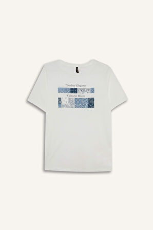 Regular Fit Bisiklet Yaka Kısa Kollu Tişört