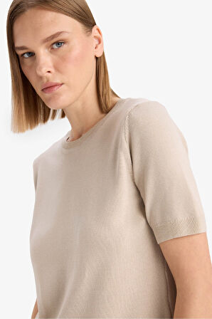 Regular Fit Bisiklet Yaka Kazak