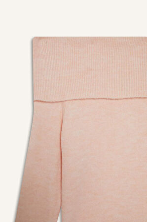 Regular Fit Omuzu Açık Kazak