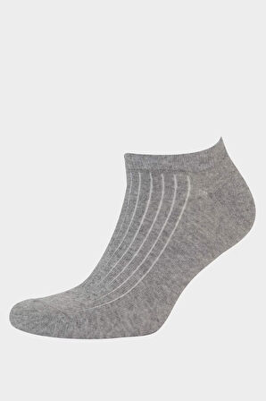 Erkek 5'li Pamuklu Patik Çorap