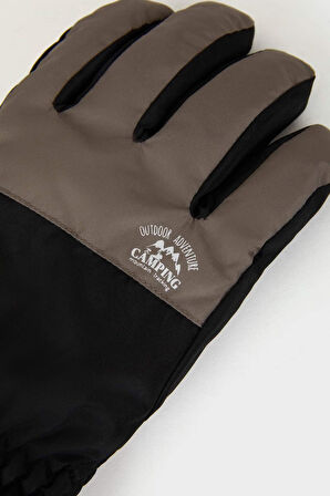 Erkek Çocuk Renk Bloklu Dokuma Eldiven