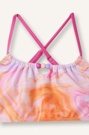 DeFacto Batik Desenli 2'li Leylak Bikini Kız Çocuk G7399A826HSPR143