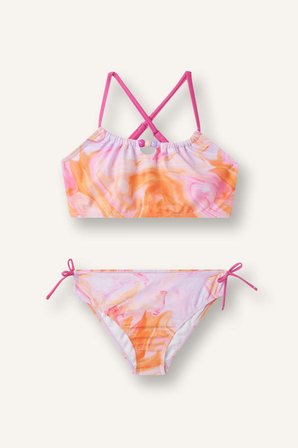 DeFacto Batik Desenli 2'li Leylak Bikini Kız Çocuk G7399A826HSPR143