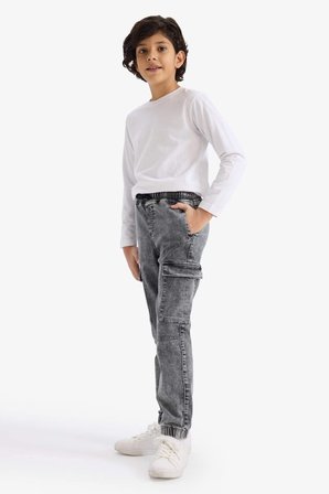 DeFacto Jogger Fit Jean Pantolon Erkek Çocuk G6201A825CWNM55