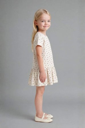 DeFacto Desenli Elbise Kız Bebek G9601A526SPBG106