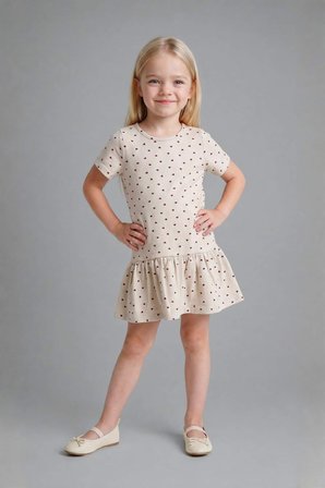 DeFacto Desenli Elbise Kız Bebek G9601A526SPBG106