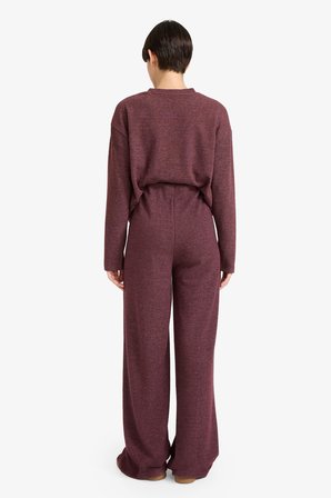 DeFacto Straight Fit Beli Lastikli Geniş Paça Pantolon F1016AX25AUBR93