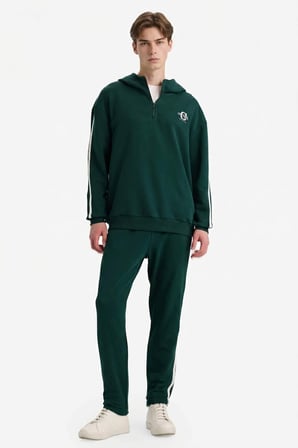 DeFacto Pamuklu Boxy Fit Kapüşonlu Baskılı Sweatshirt F8659AX26SPGN465