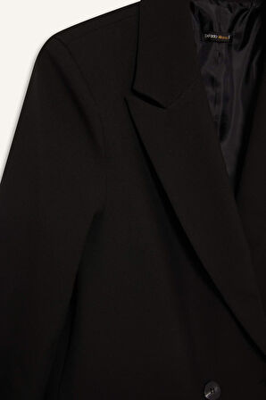 Oversize Geniş Kalıp Ceket Yaka Blazer Ceket
