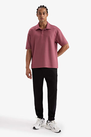 DeFactoFit Boxy Fit Polo Yaka Sporcu Kısa Kollu Tişört