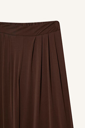 DeFacto Esnek Belli Geniş Paça Modal Pantolon F8507AX25SMBN306