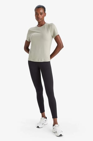 Defacto F6256AXBK81 Siyah DeFactoFit Beli Saran Sporcu Tayt