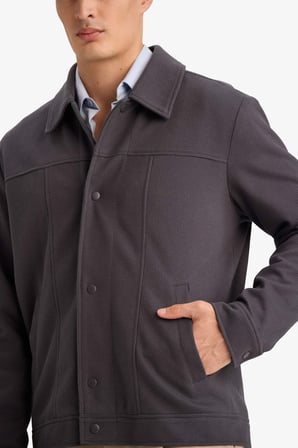 DeFacto REGULAR FIT Polo Yaka Çıtçıtlı Mont F8504AX26SPAR191