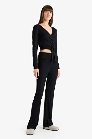 İspanyol Paça Tayt Pantolon-Fall in Love Loungewear