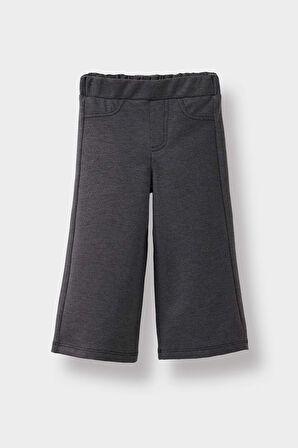 Kız Bebek Wide Leg Jean Görünümlü Pantolon