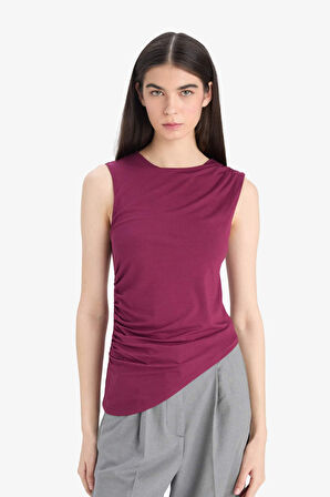Slim Fit Dar Kesim Bisiklet Yaka Atlet