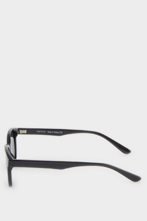 Erkek Çocuk Yuvarlak Siyah Plastik Çerçeve Siyah Cam Polarize Güneş Gözlüğü