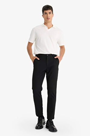 Regular Fit Krinkıl Kısa Kollu Polo Tişört