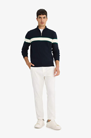 Standart Fit Balıkçı Yaka Triko Kazak