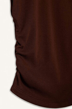 Slim Fit Dar Kesim Bisiklet Yaka Ribana Atlet