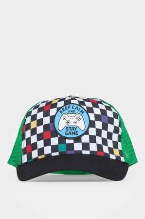 Defacto Z3682A6KR1 Çok Renkli Desenli Dokuma Cap Şapka Erkek Çocuk