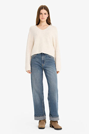 Regular Fit V Yaka Kazak