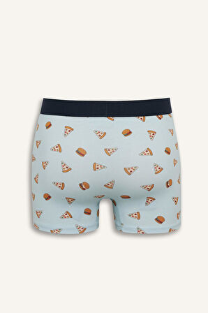 Regular Fit Baskılı 3'lü Boxer 