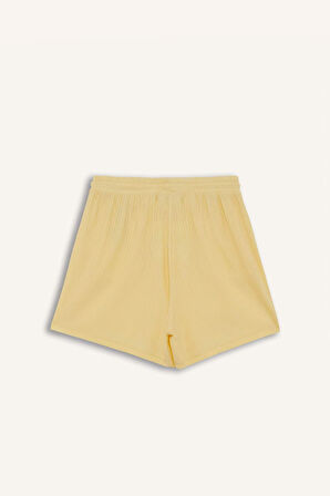 DeFactoFit Standart Fit Sporcu Kısa Paça Ribana Şort