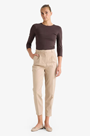 Bisiklet Yaka Uzun Kollu Çıtçıtlı Body