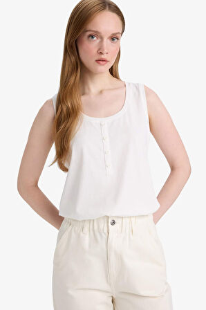 Regular Fit Bisiklet Yaka Penye Atlet