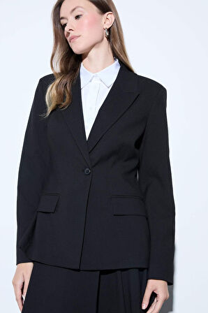 Regular Fit Ceket Yaka Blazer Ceket