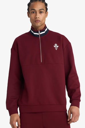 DeFacto Pamuklu Boxy Fıt Dik Yaka Sporcu Sweatshirt F9372AX26SPBR115