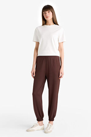 Jogger Fit Basic Düz Cepli Eşofman Altı