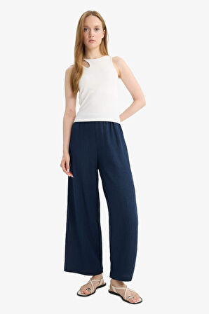 Düz Paça Bürümcük Pantolon