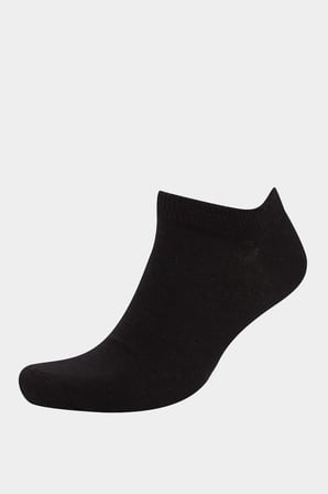 Defacto F2151AXBK26 Siyah Erkek 7'li Pamuklu Patik Çorap