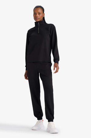 DeFacto Sporcu Standart Fit Modal Çift Cepli Basic Jogger Eşofman Altı B1794AX26SPBK81