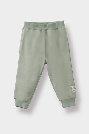 Erkek Bebek 2'li Takım Baskılı Sweatshirt Eşofman Altı