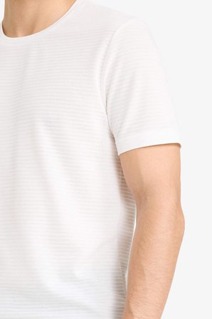 DeFacto Slim Fit Bisiklet Yaka Kısa Kollu Basic Tişört M6608AZ26SPER105
