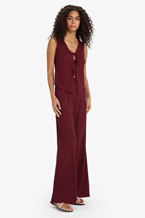 Wide Leg Bürümcük Trousers