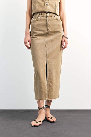 Long Fit Midi Jean Etek