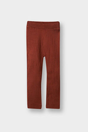 Kız Bebek 2'li Takım Çiçekli Desenli Sweatshirt Tayt