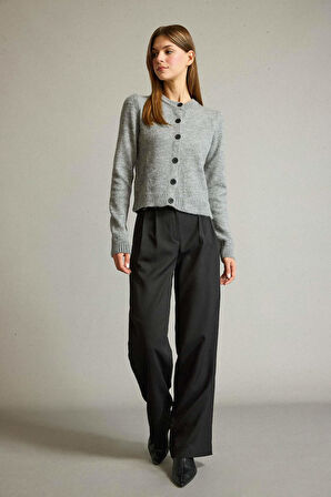 Relax Fit Normal Bel Düz Paça Pantolon