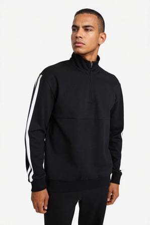 DeFacto Standart Fıt Sweatshirt G8676AX25WNBK81